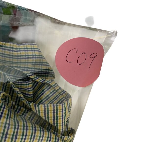 Ralph Lauren Men Custom Fit Long Sleeve Shirt Size 16.5/36-37 Yellow Blue Checks - Picture 7 of 7